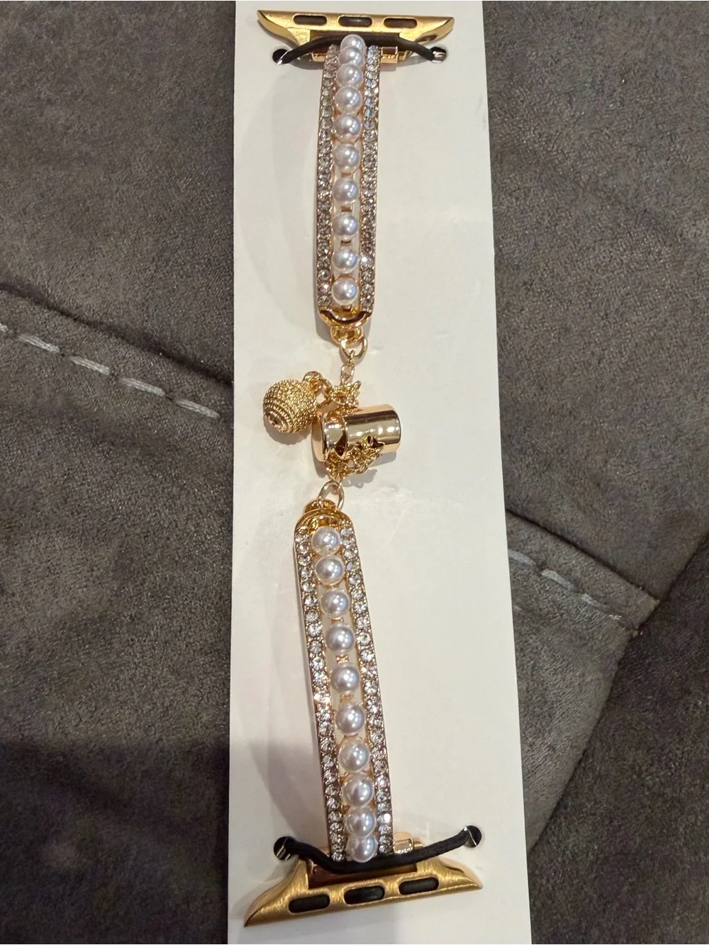 Gold Crystal Watch Band Strap 38-42 mm